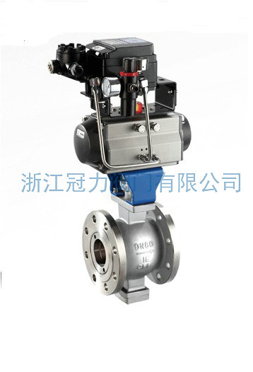 V型球閥：零部件少，使用操作方便！